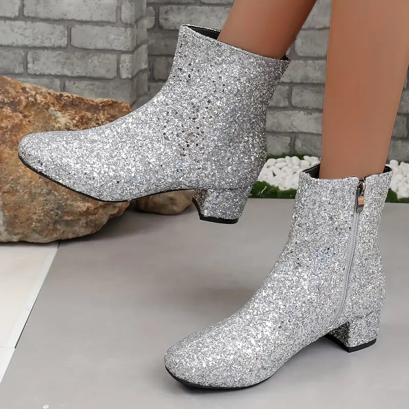 Raelene Laarzen | Glitter Feestlaarzen voor Schitterende Avonden