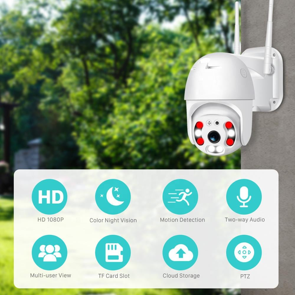 Buitencamera X001 – Full-HD, Bewegingsdetectie & Tweerichtingsaudio