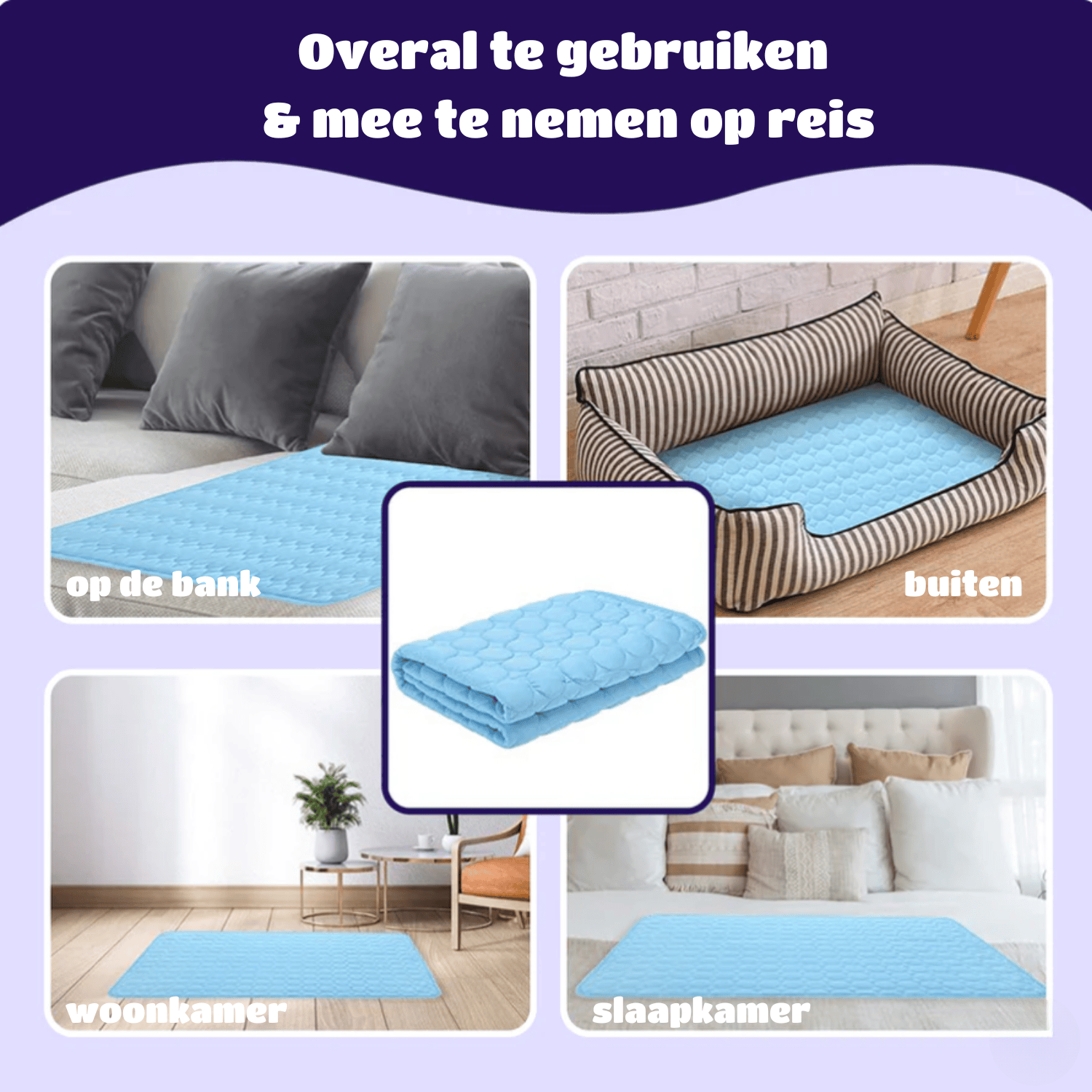 Mubil CoolMat | Verkoelende Hondenmat (4 keer effectiever)