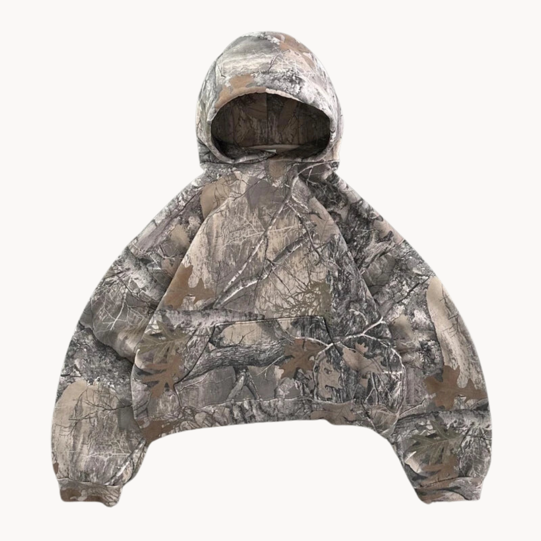 Cozy Camo Hoodie | Oversized Comfort en Stijlvolle Camo-look