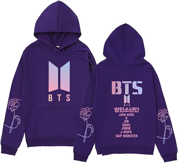 Mubil BTS Hooded Sweatshirt Casual Hoodie
