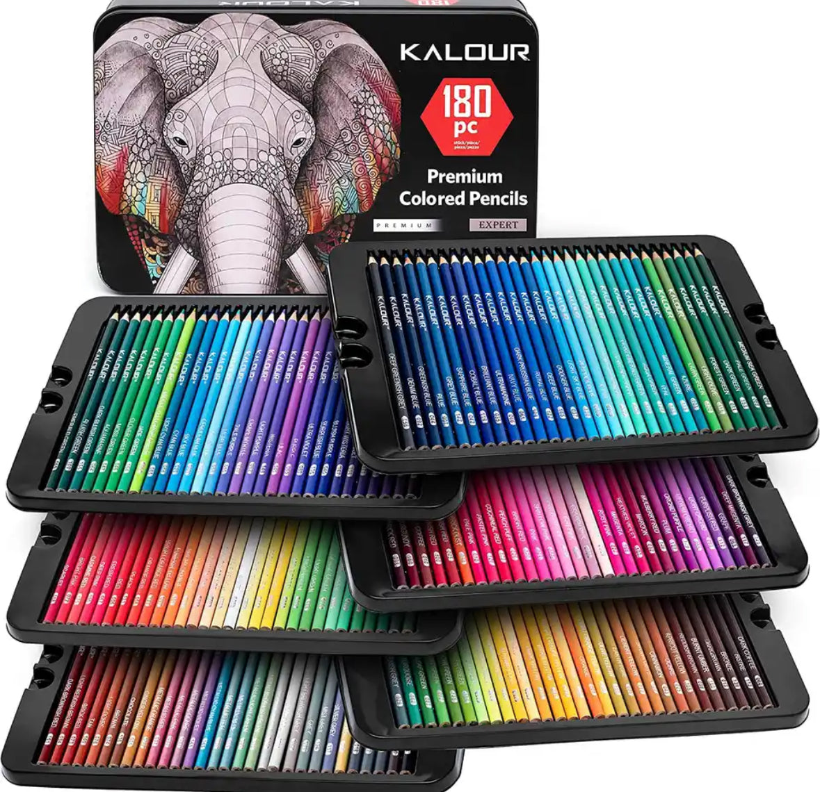 Mubil Premium XXL kleurpotlooddoos - luxe set voor creatieve, professionele resultaten