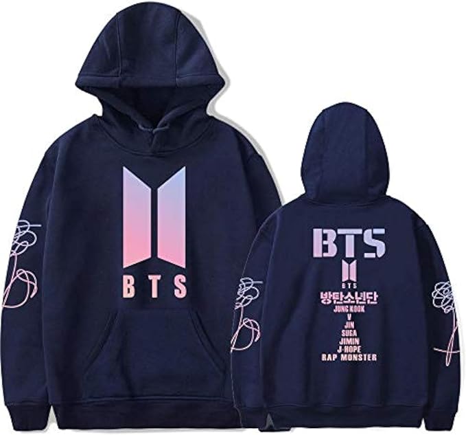 Mubil BTS Hooded Sweatshirt Casual Hoodie