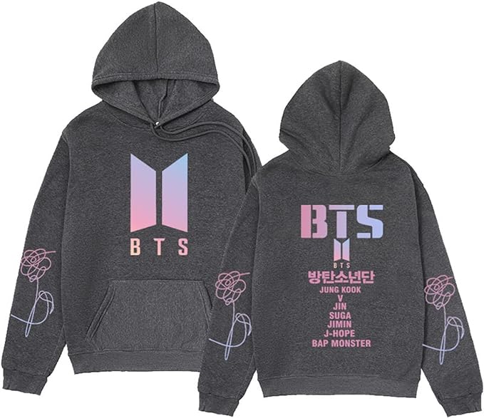 Mubil BTS Hooded Sweatshirt Casual Hoodie