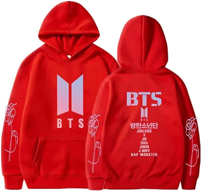 Mubil BTS Hooded Sweatshirt Casual Hoodie