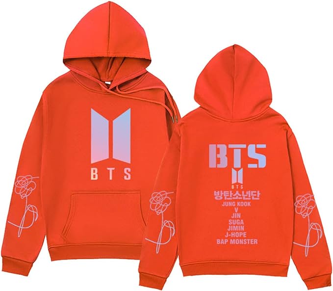 Mubil BTS Hooded Sweatshirt Casual Hoodie