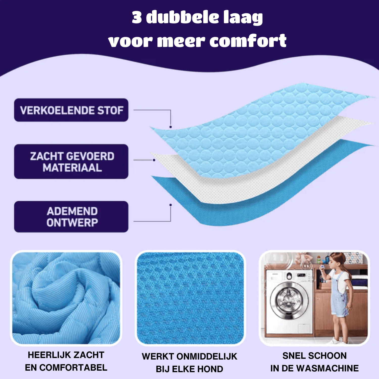 Mubil CoolMat | Verkoelende Hondenmat (4 keer effectiever)