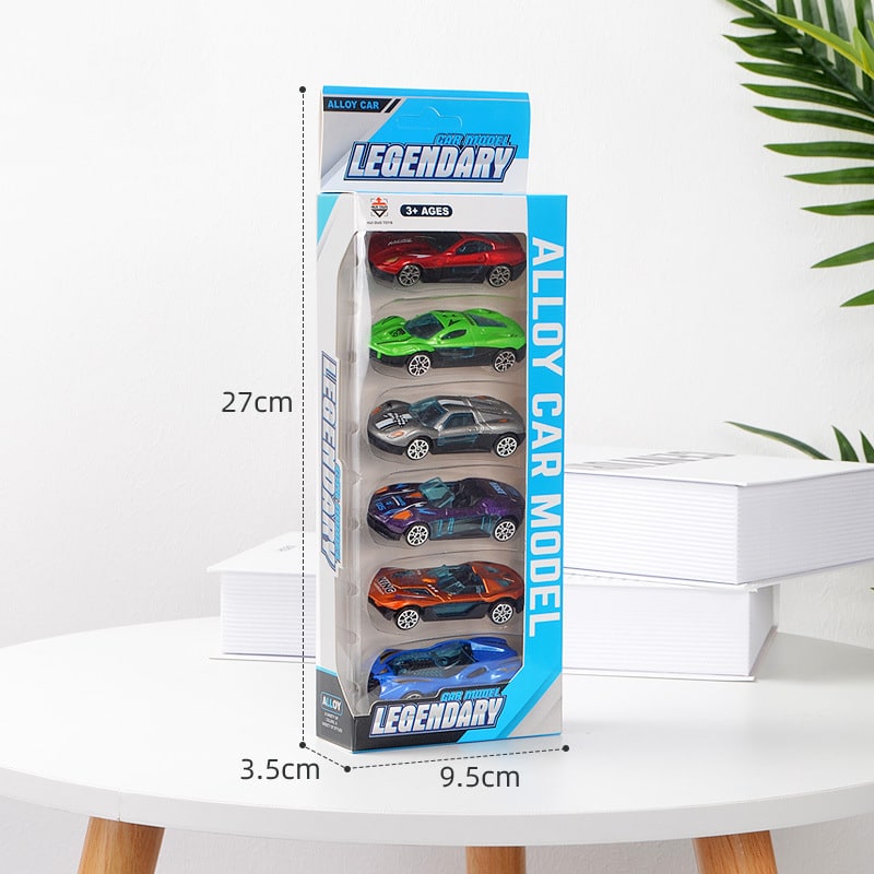 Set van 6 Auto's – Miniatuurmodellen voor Verzamelaar en Speelplezier