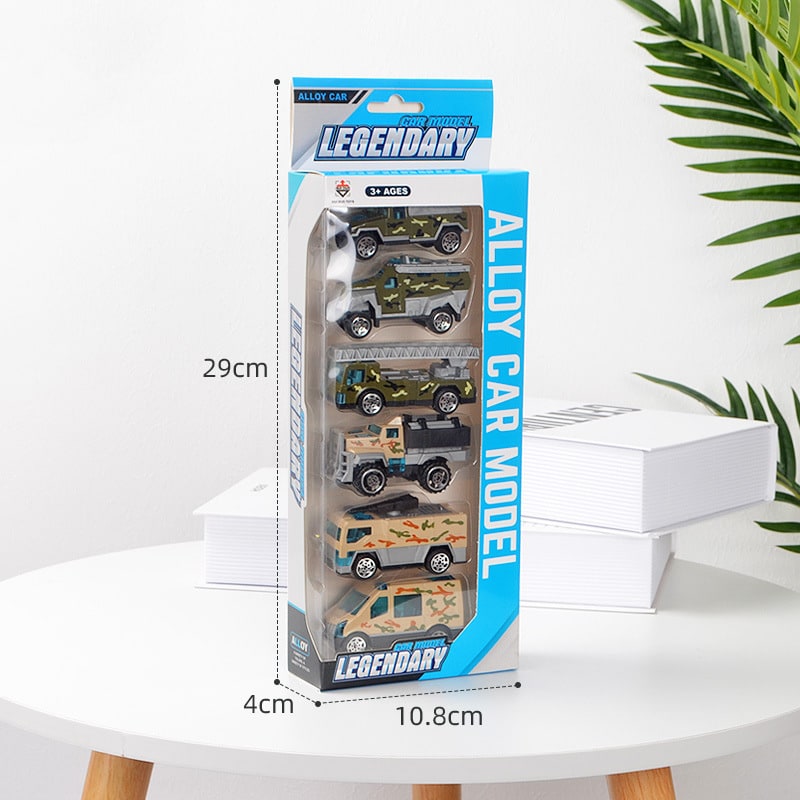 Set van 6 Auto's – Miniatuurmodellen voor Verzamelaar en Speelplezier