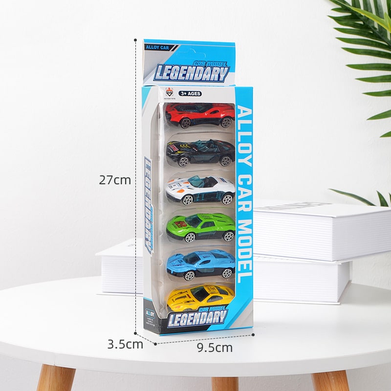 Set van 6 Auto's – Miniatuurmodellen voor Verzamelaar en Speelplezier