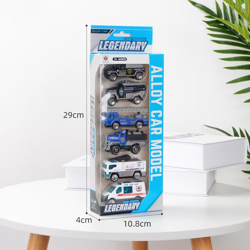 Set van 6 Auto's – Miniatuurmodellen voor Verzamelaar en Speelplezier