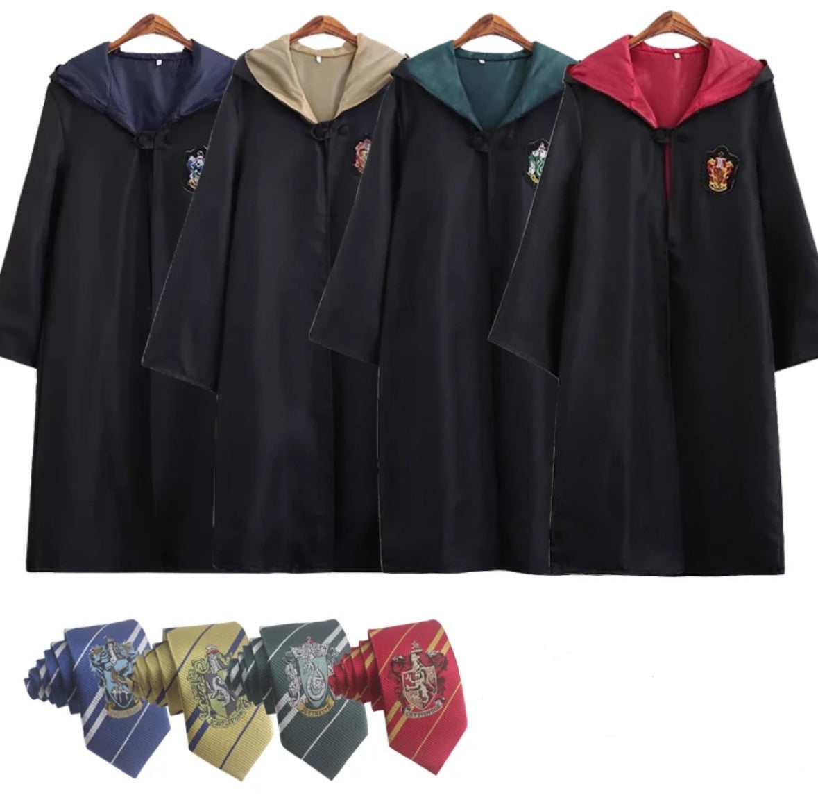 Mubil Potter Zauberschüler Kostuum – Uniseks, Hoogwaardige Materialen, Geschikt voor Groepen