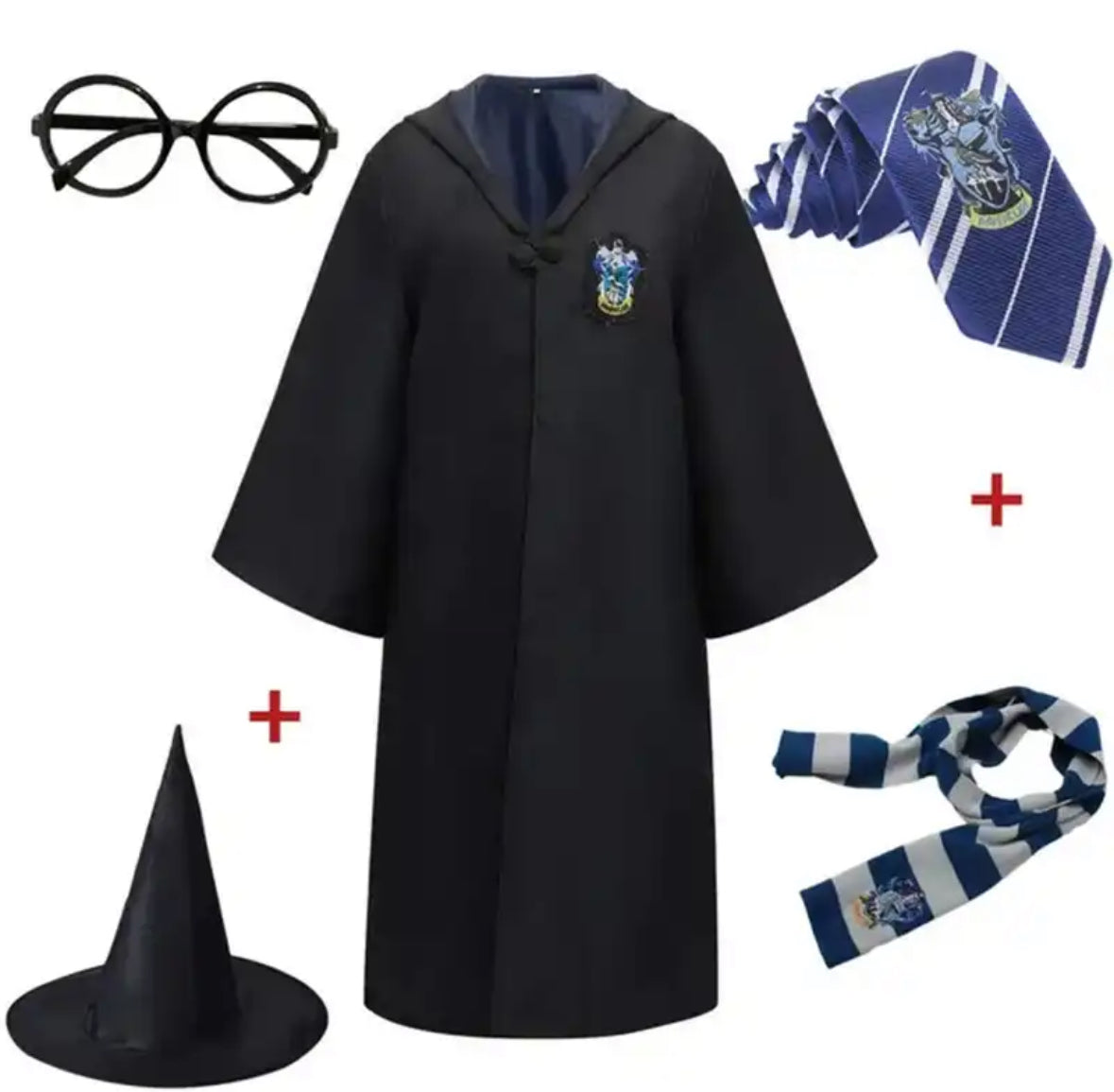 Mubil Potter Zauberschüler Kostuum – Uniseks, Hoogwaardige Materialen, Geschikt voor Groepen
