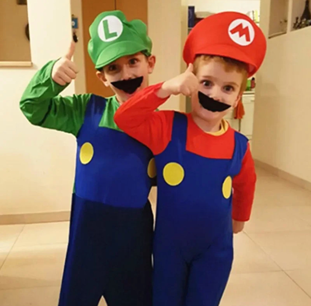 Mubil Mario und Luigi Kostüm