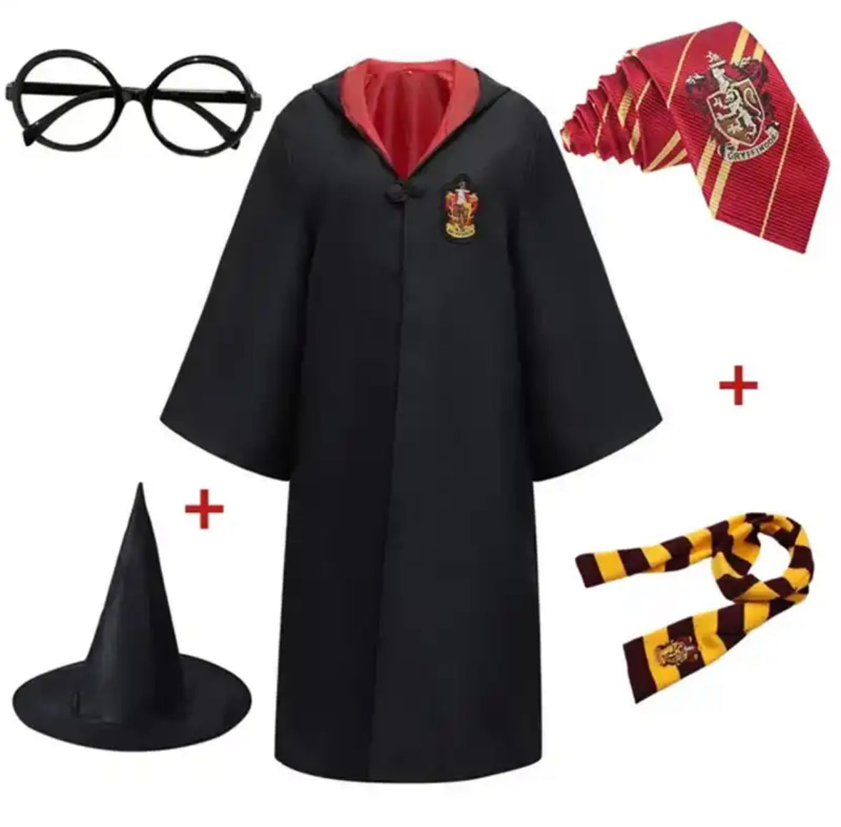 Mubil Potter Zauberschüler Kostuum – Uniseks, Hoogwaardige Materialen, Geschikt voor Groepen