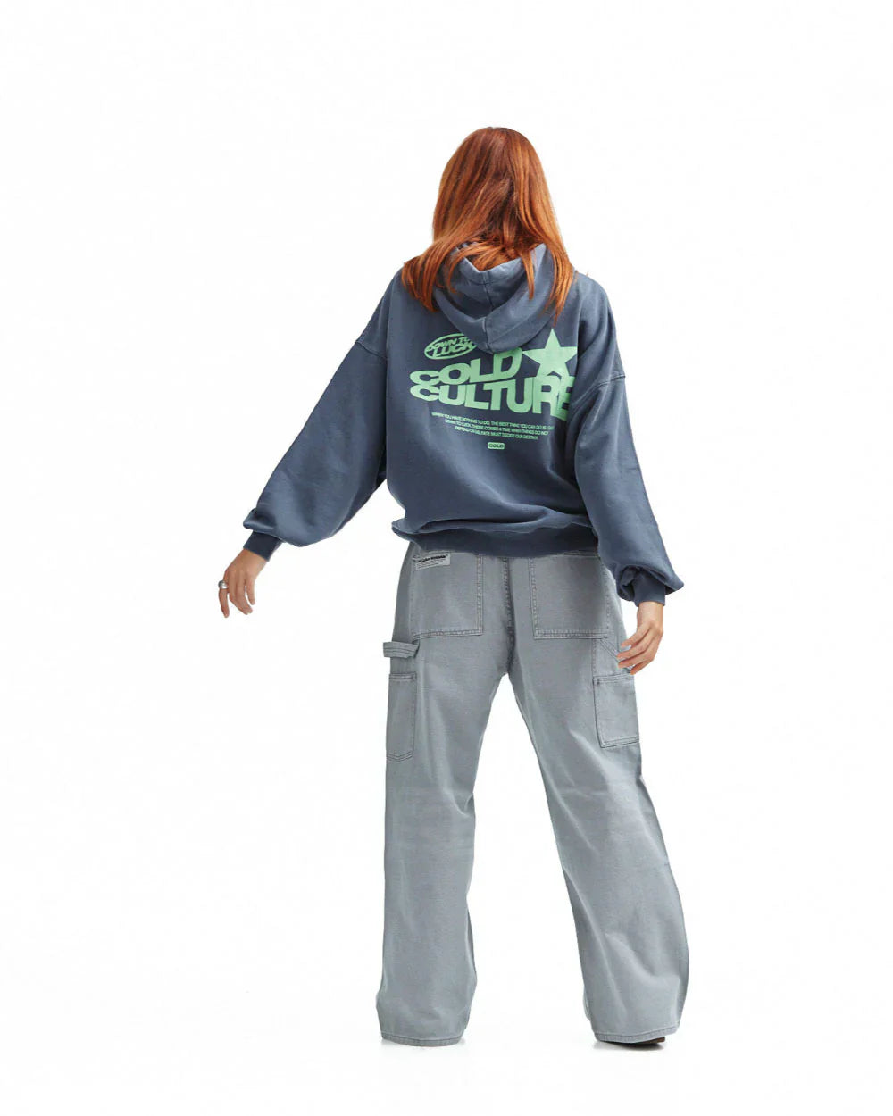 Anabell oversized hoodie | Casual koude cultuur print