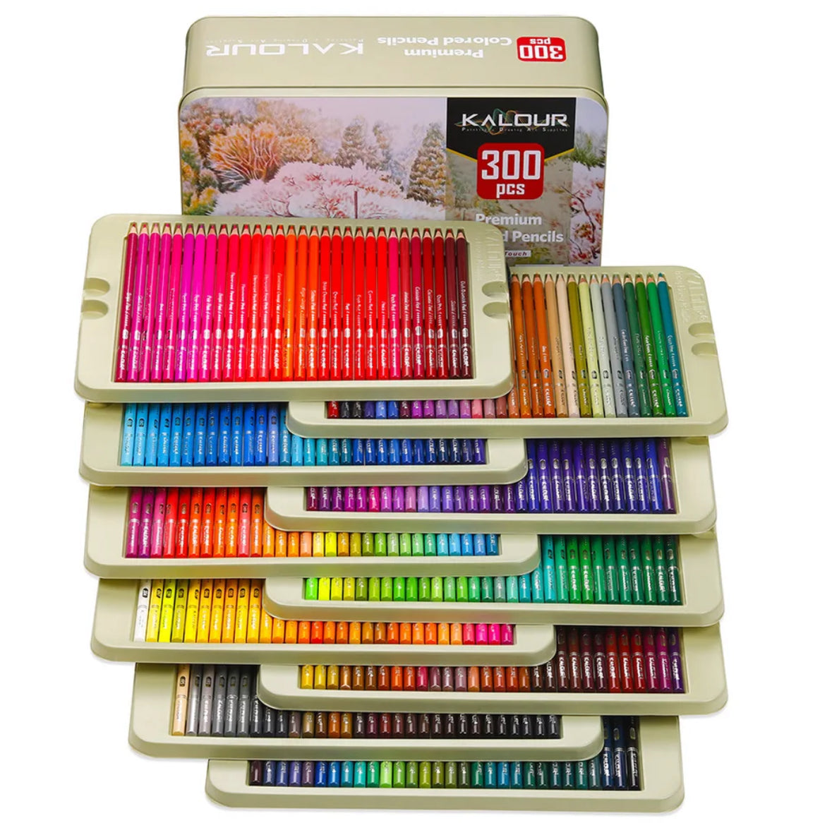 Mubil Premium XXL kleurpotlooddoos - luxe set voor creatieve, professionele resultaten