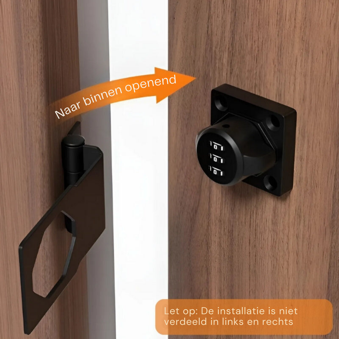 SafeLock Combinatieslot – Sleutelloos en Veelzijdige Beveiliging