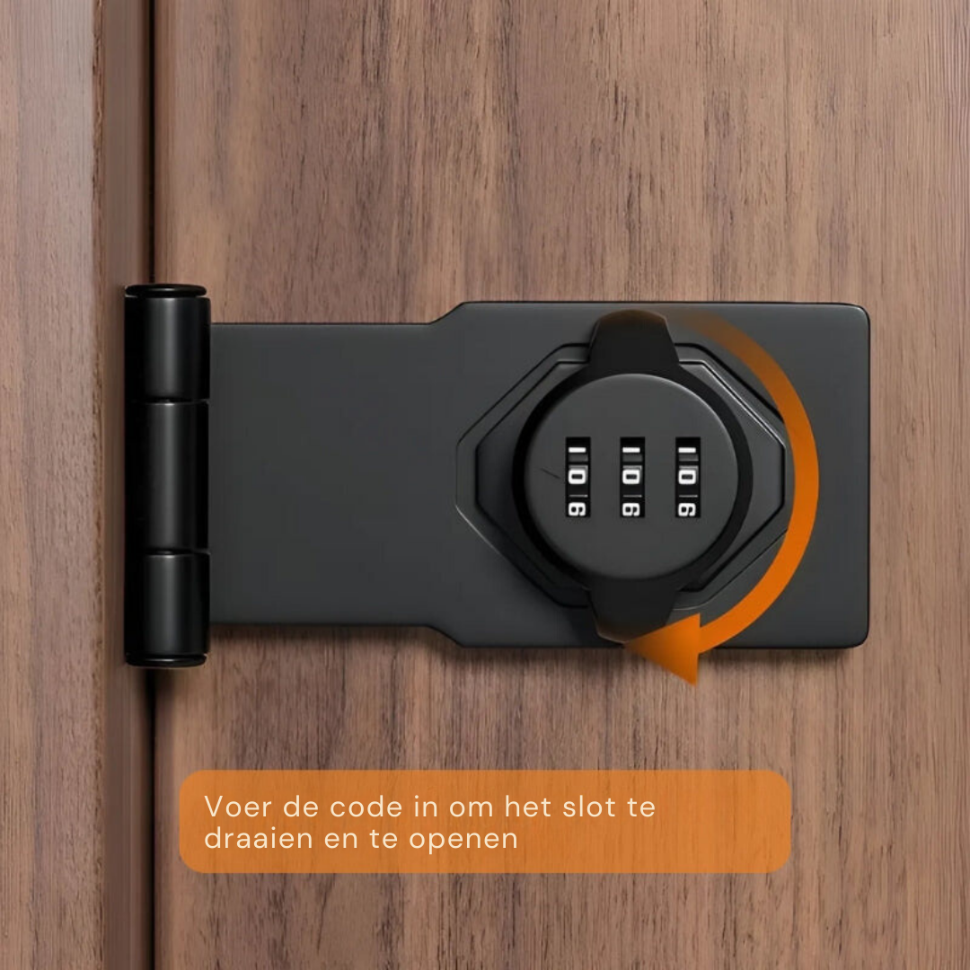 SafeLock Combinatieslot – Sleutelloos en Veelzijdige Beveiliging