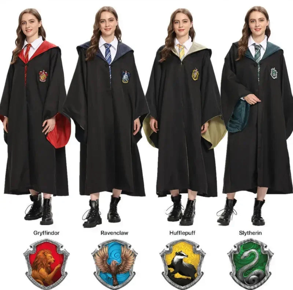 Mubil Potter Zauberschüler Kostuum – Uniseks, Hoogwaardige Materialen, Geschikt voor Groepen