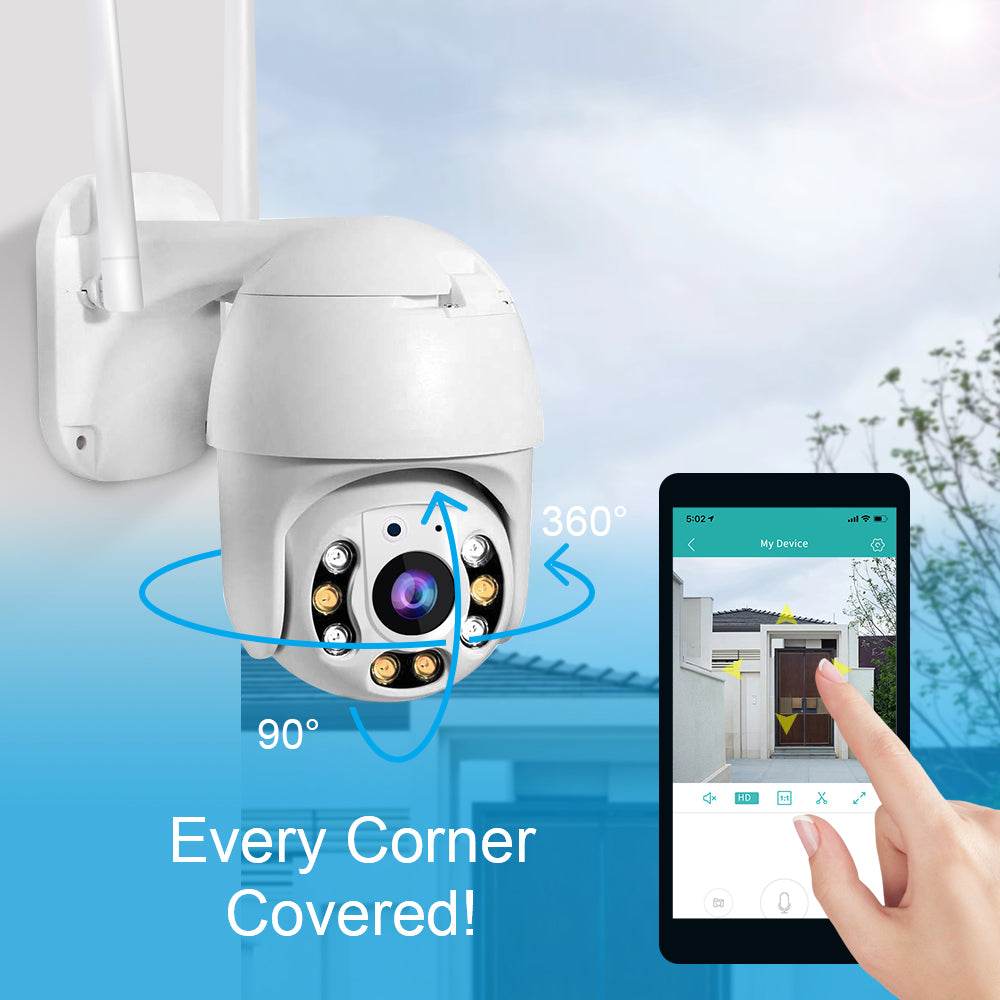 Buitencamera X001 – Full-HD, Bewegingsdetectie & Tweerichtingsaudio