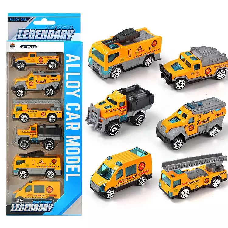 Set van 6 Auto's – Miniatuurmodellen voor Verzamelaar en Speelplezier