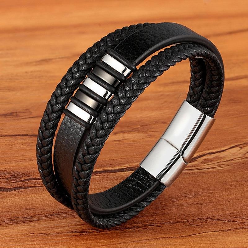 LeatherLux - Stijlvolle Echt Lederen Armbanden Voor Mannen | Exclusief