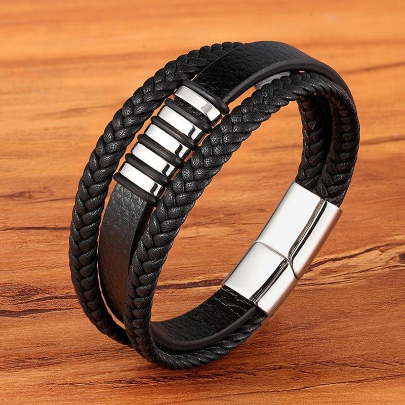 LeatherLux - Stijlvolle Echt Lederen Armbanden Voor Mannen | Exclusief