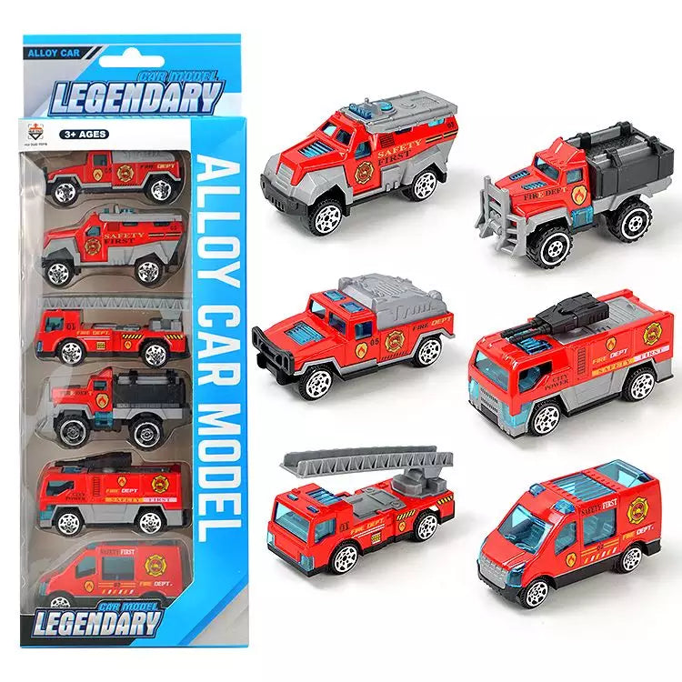 Set van 6 Auto's – Miniatuurmodellen voor Verzamelaar en Speelplezier