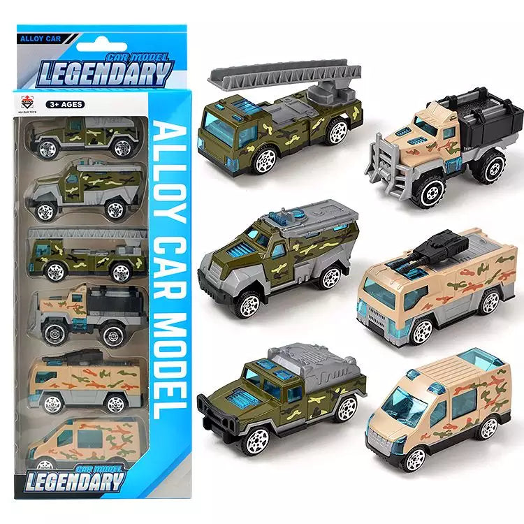 Set van 6 Auto's – Miniatuurmodellen voor Verzamelaar en Speelplezier