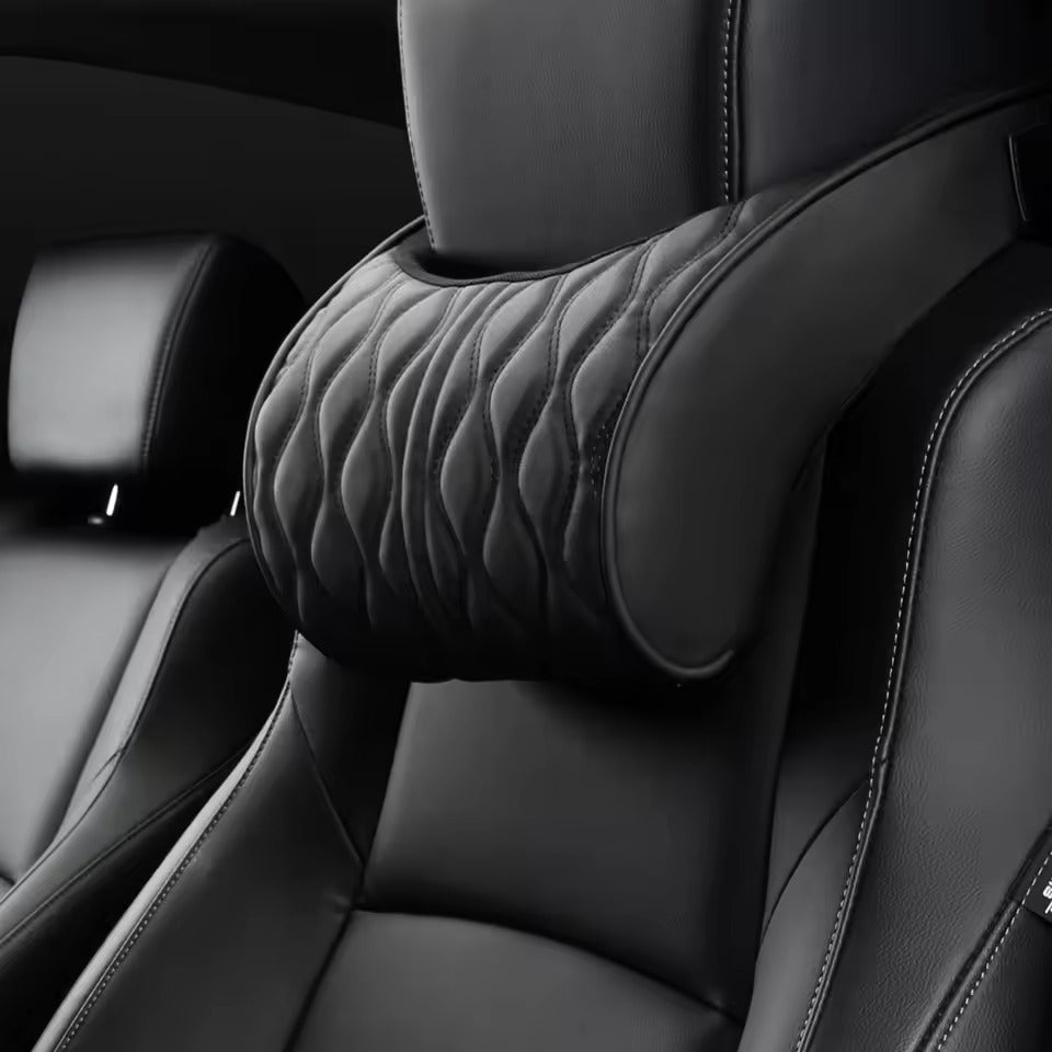 Comfortabele set autokussens voor een pijnvrije en ontspannen reis