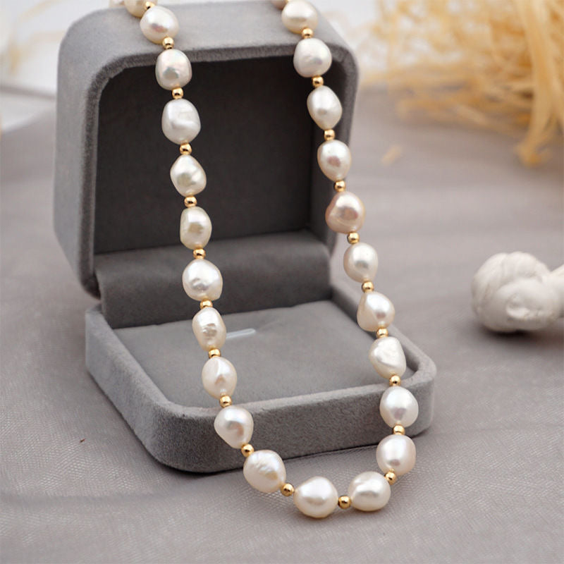 Celeste - Zoetwaterparel Hanger Ketting voor Vrouwen