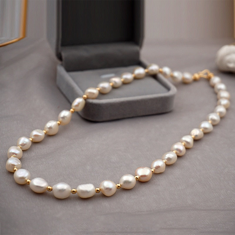 Celeste - Zoetwaterparel Hanger Ketting voor Vrouwen