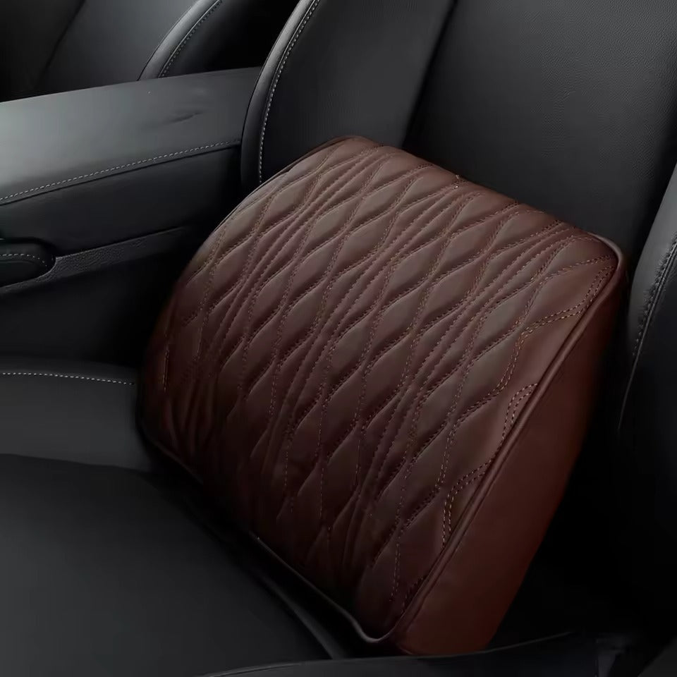 Comfortabele set autokussens voor een pijnvrije en ontspannen reis