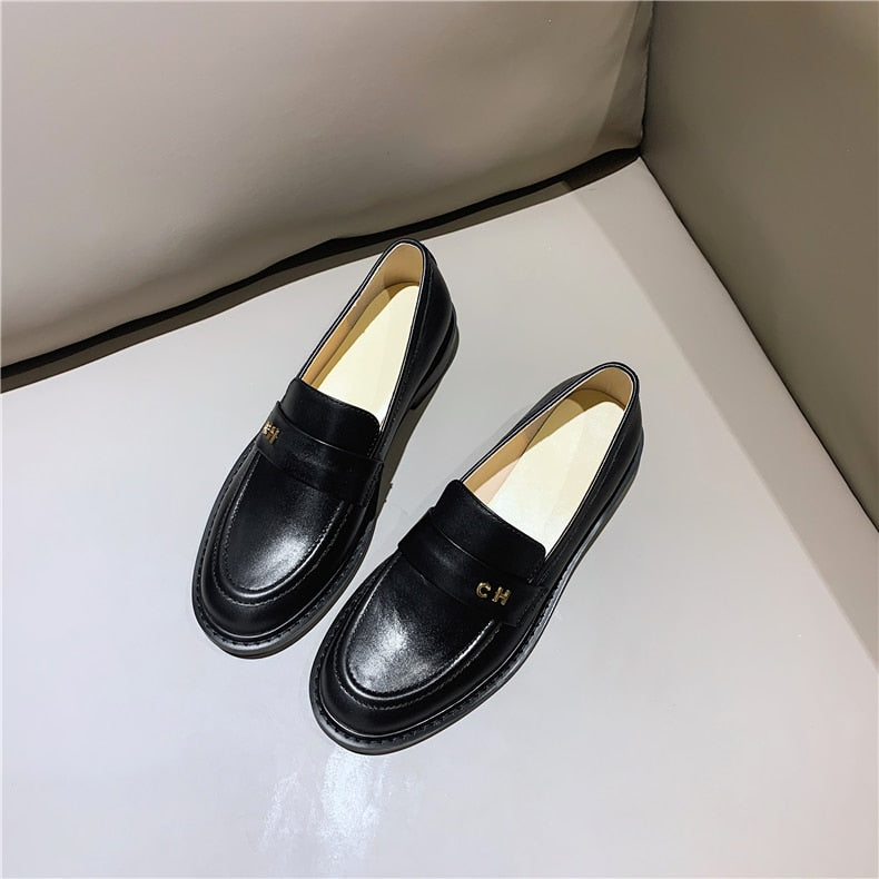 Mubil Sidney | Multi Color Block Echt Leer Loafer