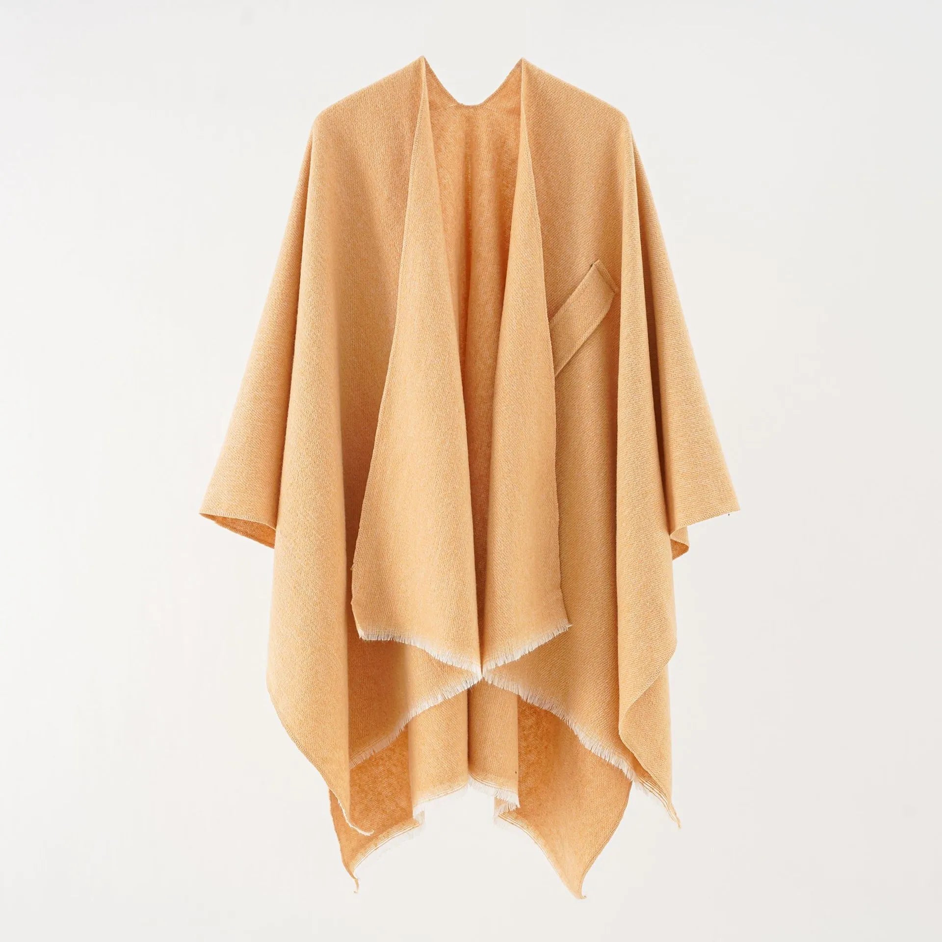 Mia Kasjmier Poncho | Retro Poncho met Stijlvolle Band in 10 Kleuren
