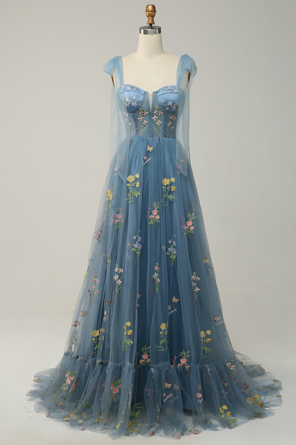 Isabella - Elegante A-lijn avondjurk in tule voor stijlvolle gelegenheden