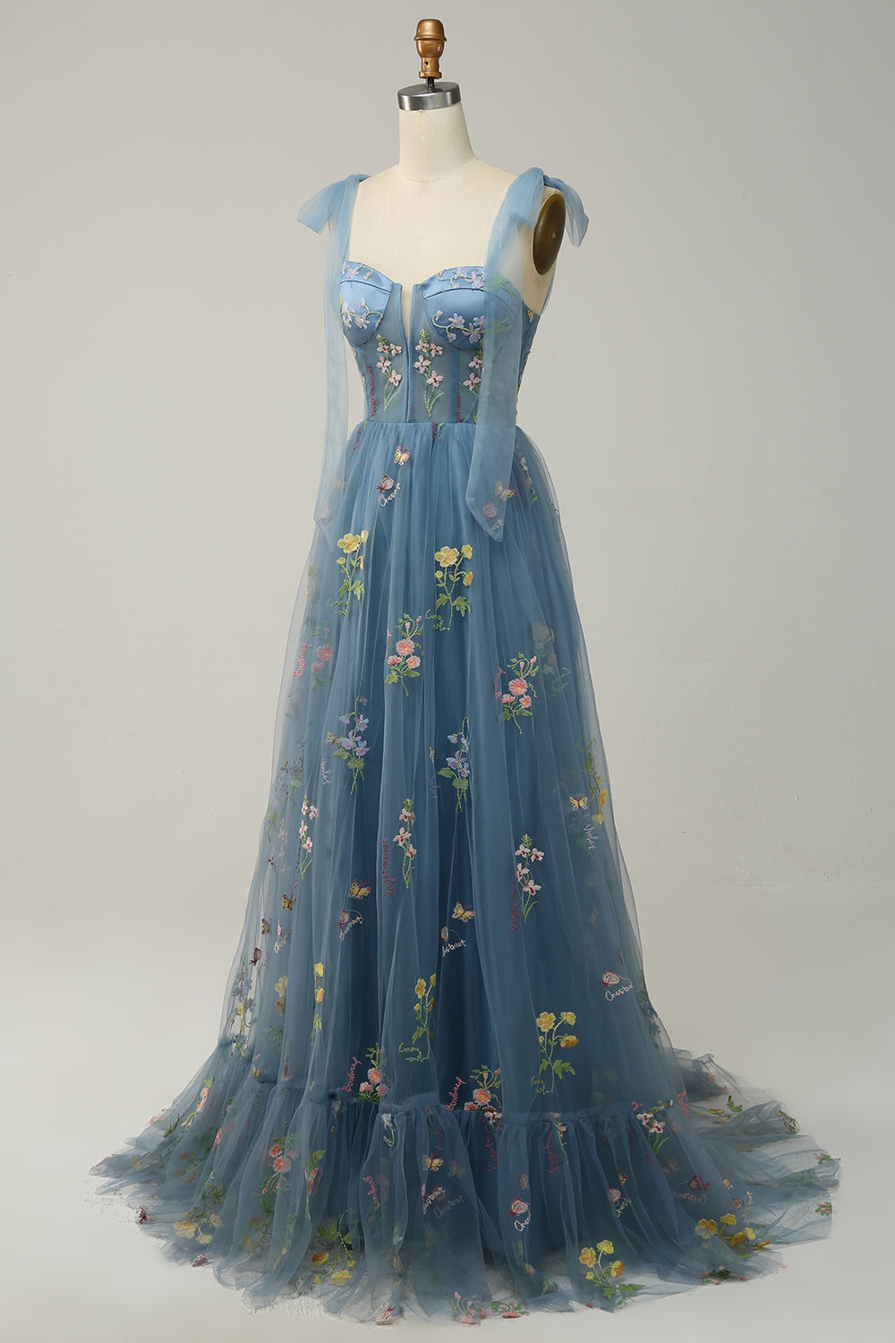 Isabella - Elegante A-lijn avondjurk in tule voor stijlvolle gelegenheden