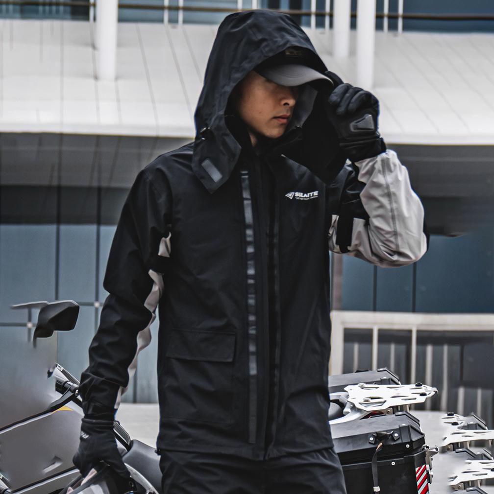 Premium buitenset - unisex regenpak met opbergtas