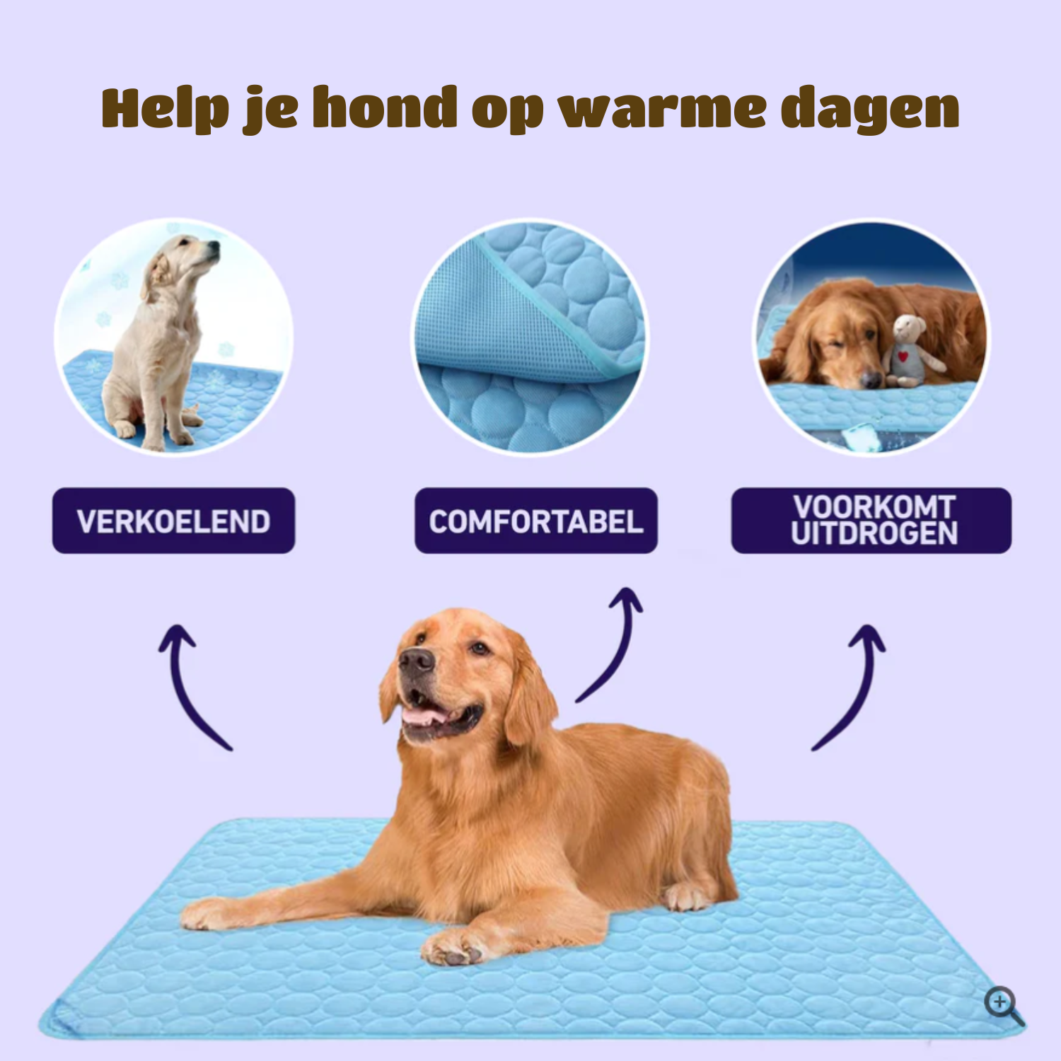 Mubil CoolMat | Verkoelende Hondenmat (4 keer effectiever)