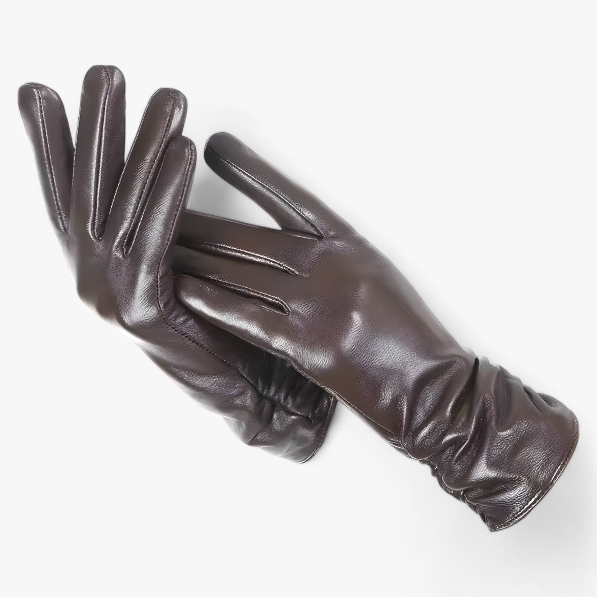 Dames Schapenleren Handschoenen - Klassiek Design voor Winterbescherming
