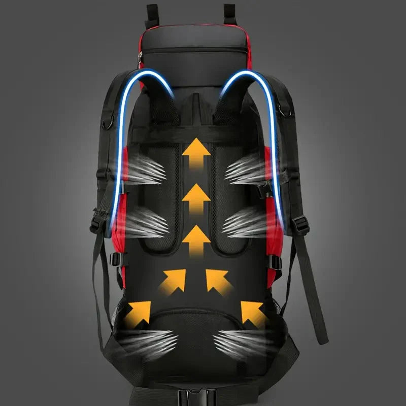 OutdoorHaven - 90L Waterdichte Rugzak - Ultieme Outdoor Backpack
