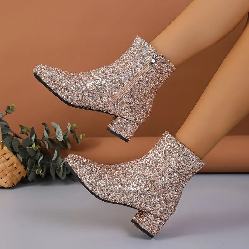 Raelene Laarzen | Glitter Feestlaarzen voor Schitterende Avonden