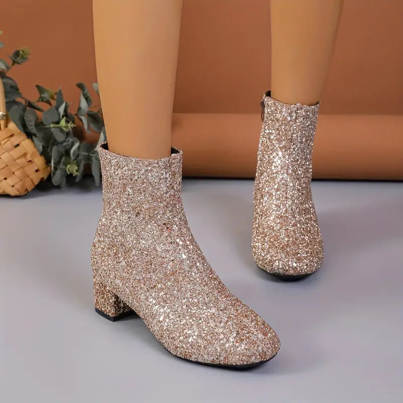 Raelene Laarzen | Glitter Feestlaarzen voor Schitterende Avonden