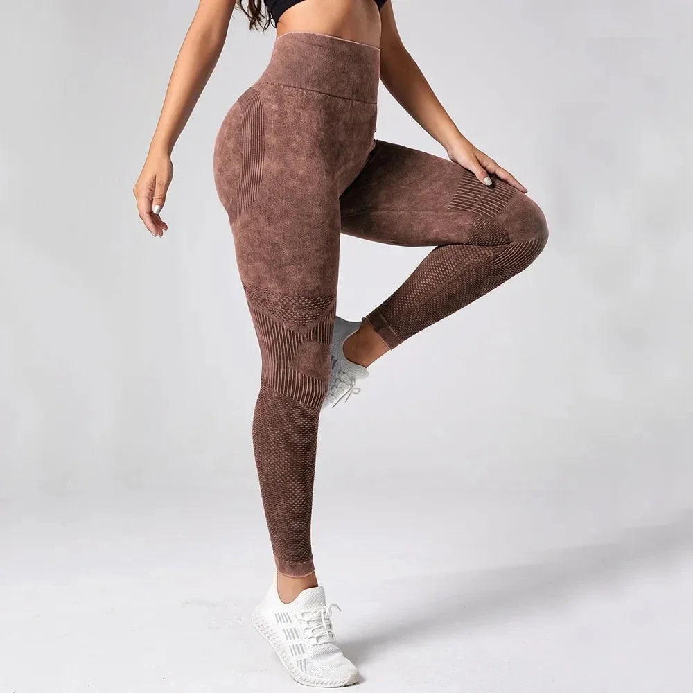 Scrunchy Bubble Butt Yoga Leggings - Comfort en Stijl voor Sporten