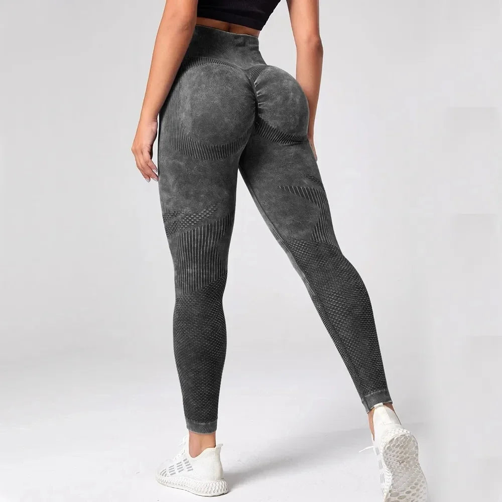 Scrunchy Bubble Butt Yoga Leggings - Comfort en Stijl voor Sporten