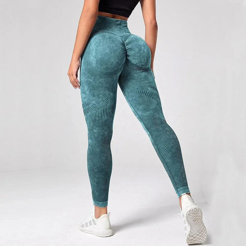 Scrunchy Bubble Butt Yoga Leggings - Comfort en Stijl voor Sporten