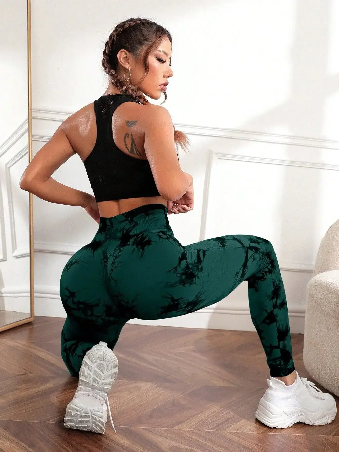 Seamless Tie Dye Yoga Tights - Comfort en Vrijheid voor je Workouts