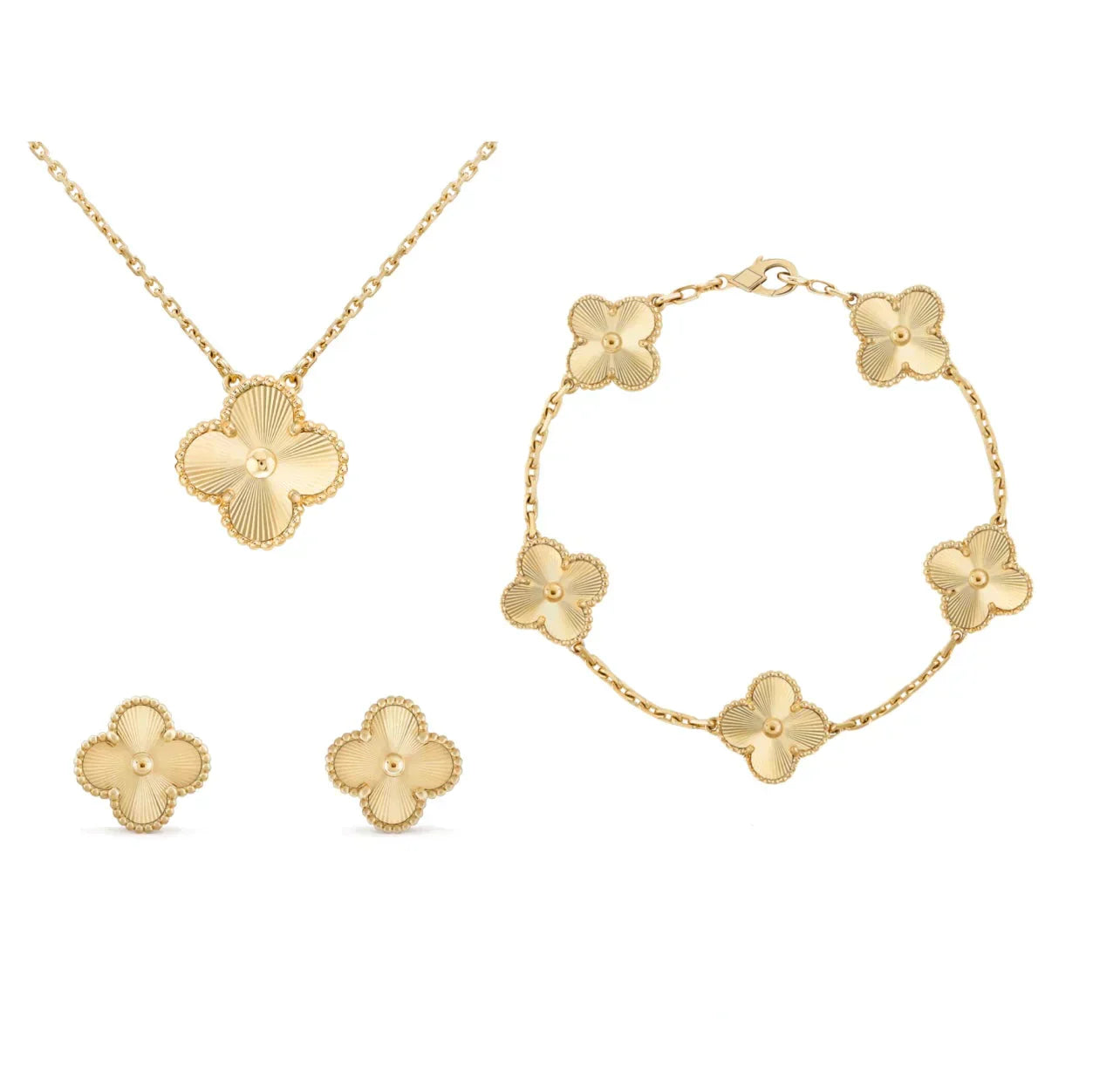 Luxe Clover sieradenset voor dames - stijlvolle accenten voor elke gelegenheid