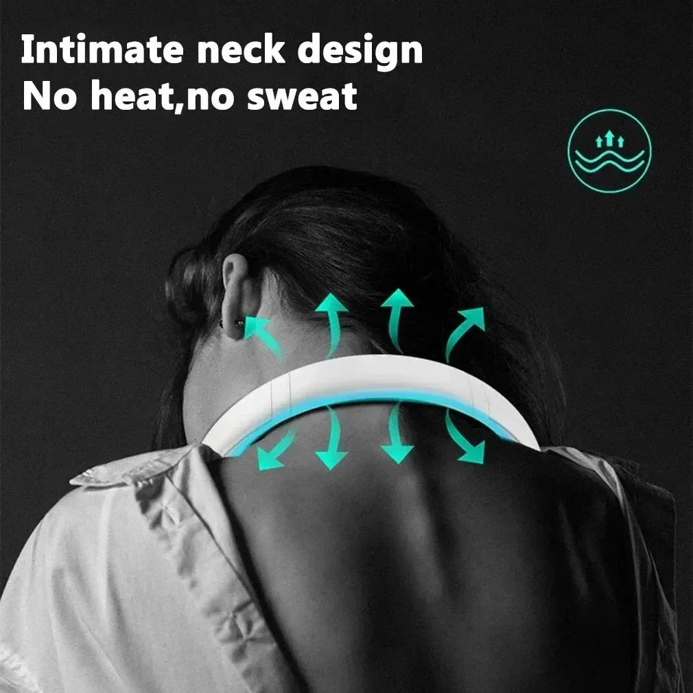 Mini Draagbare Nekventilator – Blijf koel en ontspan overal zonder ongemak